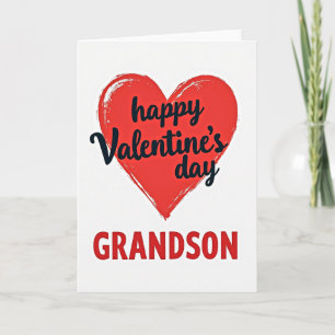 Enkel Valentinstag Herz Karte