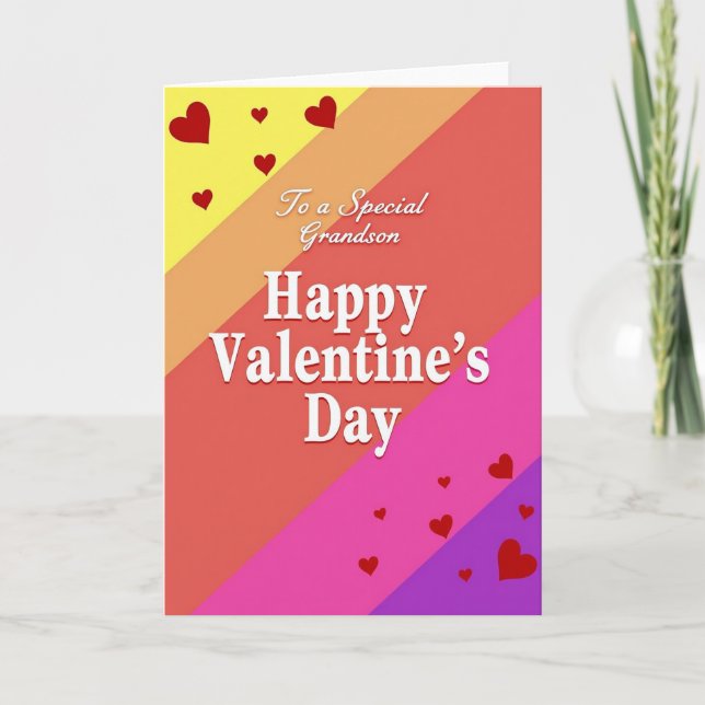 Enkel Valentinstagskarte Karte (Vorderseite)