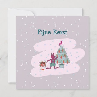 Enkele wenskaart karte