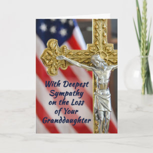 Enkelin, Beileid Religiös Militär Karte