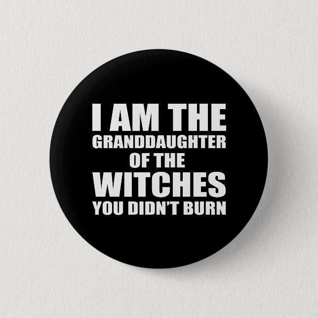 Enkelin der Hexen Button (Vorderseite)