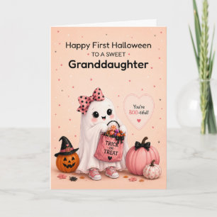 Enkelin erstes Halloween Süße Geisterkarte Karte