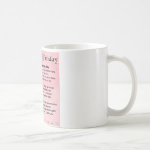 Enkelin-Gedicht - 18. Geburtstag Kaffeetasse