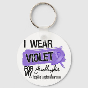 Enkelin Hodgkins Lymphom-Band Schlüsselanhänger