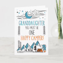 Enkelin Sommercamp Eine glückliche Camperin