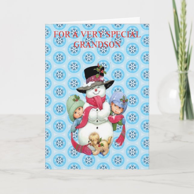 Enkelkarte Feiertagskarte (Vorderseite)