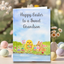 Enkelkind Frohe Ostern Babyküken Karte