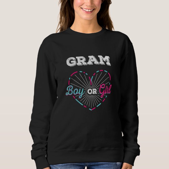 Enkelkind Junge oder Mädchen Geschlechtsenthüllung Sweatshirt (Vorderseite)