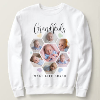 Enkelkinder machen das Leben großartig Foto-Collag Sweatshirt