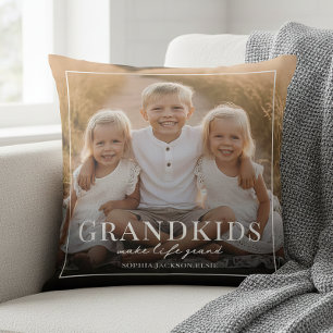 Enkelkinder machen das Leben großartig - Geschenk Kissen