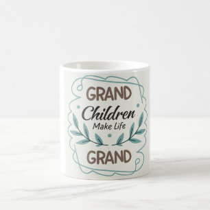Enkelkinder machen das Leben großartig handgeschr Kaffeetasse
