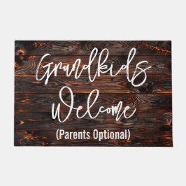 Enkelkinder willkommen Eltern optional Fußmatte