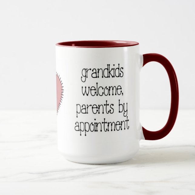 Enkelkinder Willkommen Kaffeetasse (Rechts)