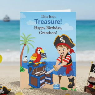 Enkelsohn Alles Gute zum Geburtstag Piratenschatz Karte