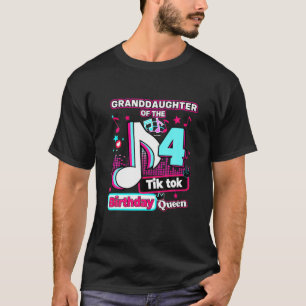 Enkeltochter Musical GeburtstagKönigin 4 Jahre alt T-Shirt