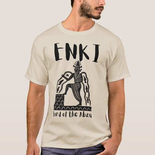 Enki Ea Herr des Abzu T-Shirt (Vorderseite)