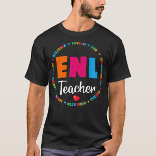 ENL-Lehrer-Team Englisch Neue Sprache Squad Crew T-Shirt