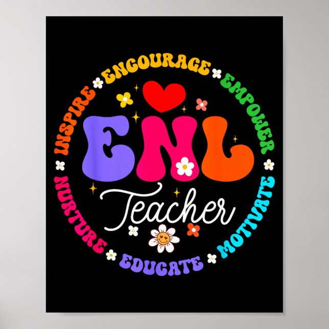 Enl Teacher Squad English New Language Squad Crew  Poster (Vorne)