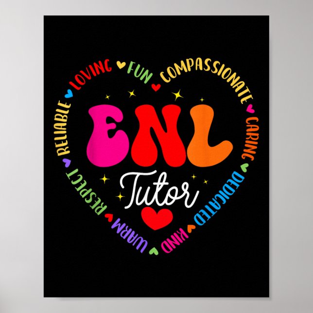 Enl Tutor Teacher Squad English New Language Squad Poster (Vorne)