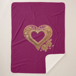 Enlaced Golden Heart Ai Art Sherpadecke