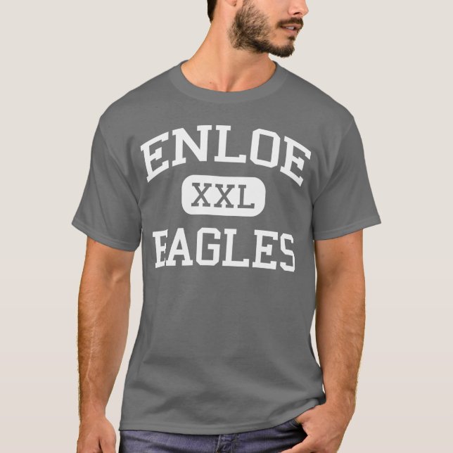 Enloe - Eagles - hoch - Raleigh-North Carolina T-Shirt (Vorderseite)