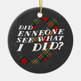 Enneagram 3 Weihnachtsthema-Verzierung Keramik Ornament