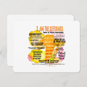 Enneagramm Typ 1 - Ich bin der Reformer Feiertagskarte