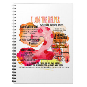 Enneagramm Typ 2 - Ich bin der Helfer Notizblock