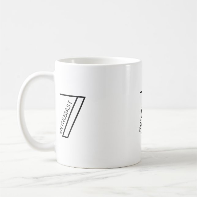 Enneagramm Typ 7 - Die Enthusiasten-Tasse Kaffeetasse (Links)