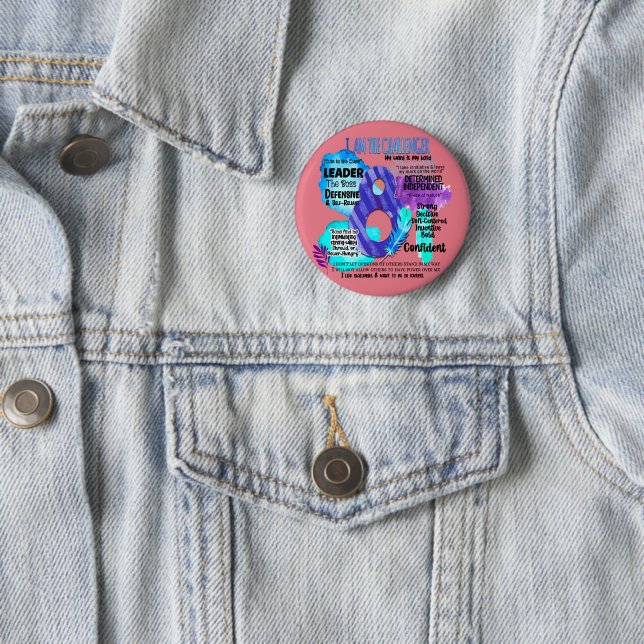 Enneagramm Typ 8 - Ich bin der Challenger Button (Beispiel)