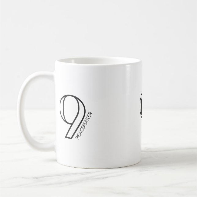 Enneagramm Typ 9 - Die Friedensstifter-Tasse Kaffeetasse (Links)