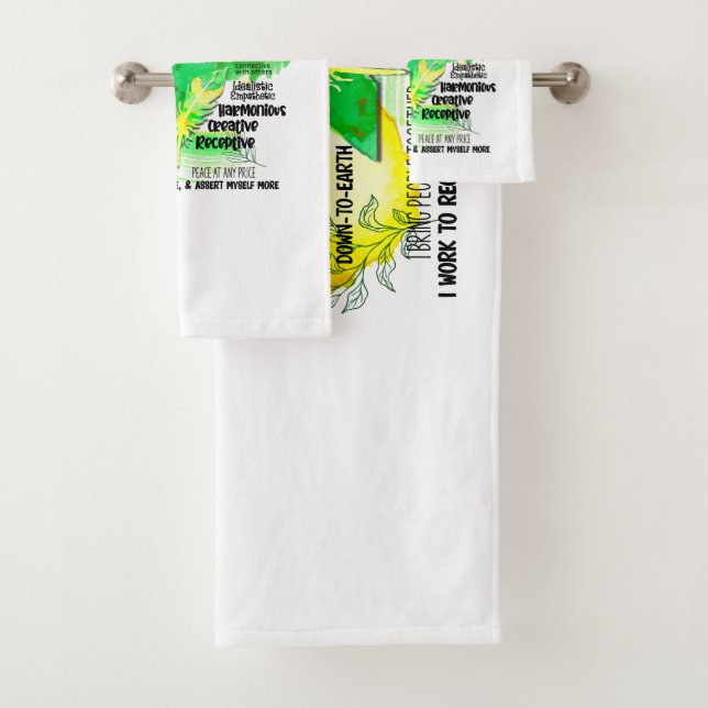 Enneagramm Typ 9 - Ich bin der Friedensstifter Badhandtuch Set (Insitu)