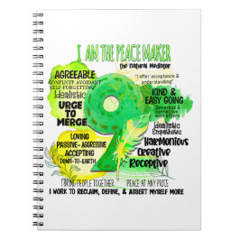 Enneagramm Typ 9 - Ich bin der Friedensstifter Notizblock