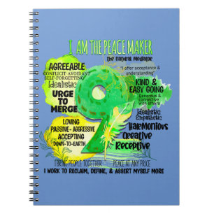 Enneagramm Typ 9 - Ich bin der Friedensstifter Notizblock