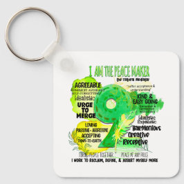 Enneagramm Typ 9 - Ich bin der Friedensstifter Schlüsselanhänger