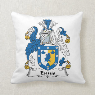 Ennis Familienwappen Kissen