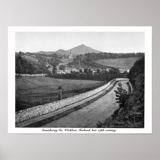 Enniskerry Co. Wicklow Irland, 19. Jahrhundert Poster (Vorne)