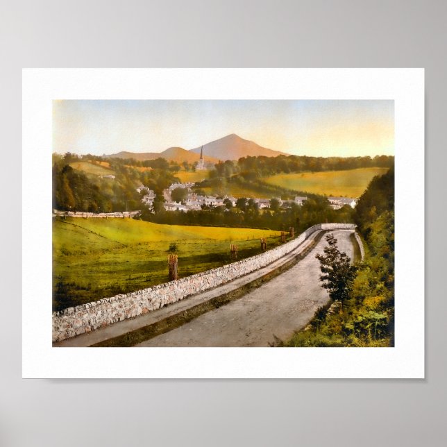 Enniskerry, Landkreis Wicklow, Irland Poster (Vorne)