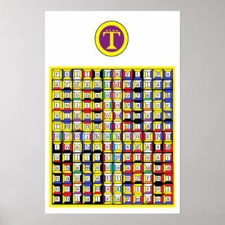 Enochian Air Tablette Poster