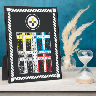 Enochian Earth Elemental Tablet Fotoplatte