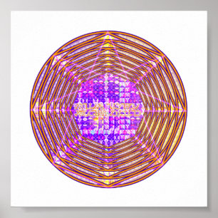 Enochian Sigil aus Quecksilber Poster