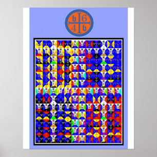 Enochian Wachturm des Westens Poster