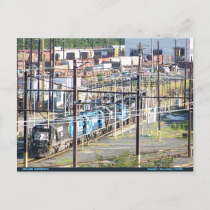 Enola Norfolk Southern Railroad Yard Harrisburg PA Postkarte