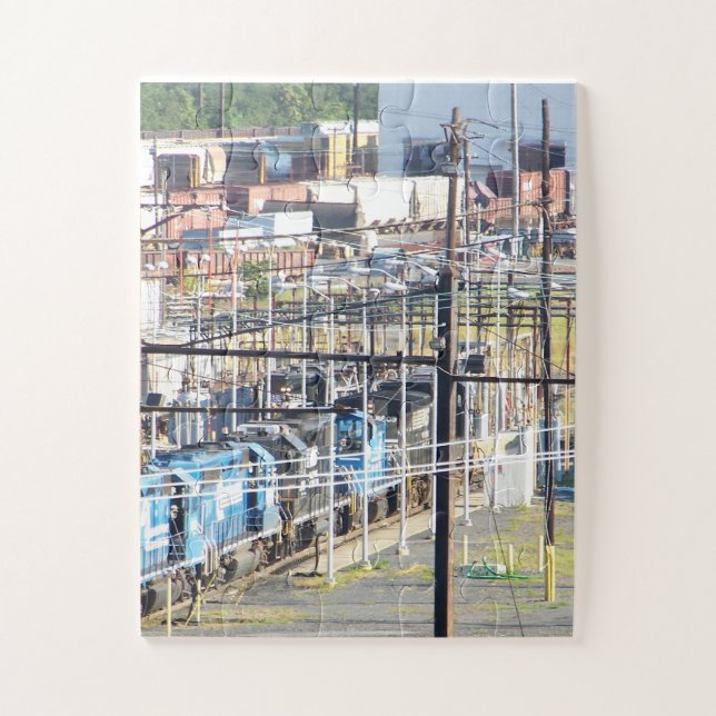 Enola Railroad Yard, Harrisburg Pennsylvania Puzzle (Vertikal)