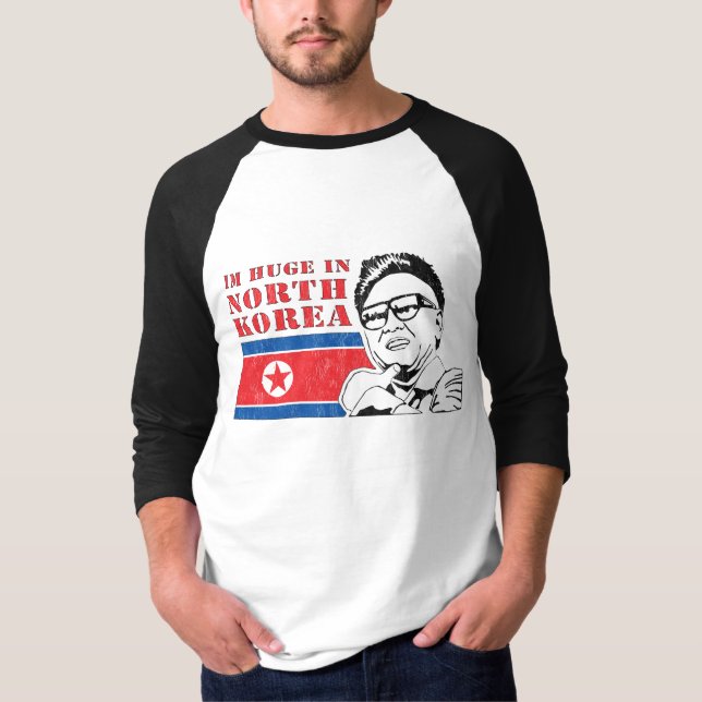 enorm nur in Nordkorea - Kim Jong-il T-Shirt (Vorderseite)