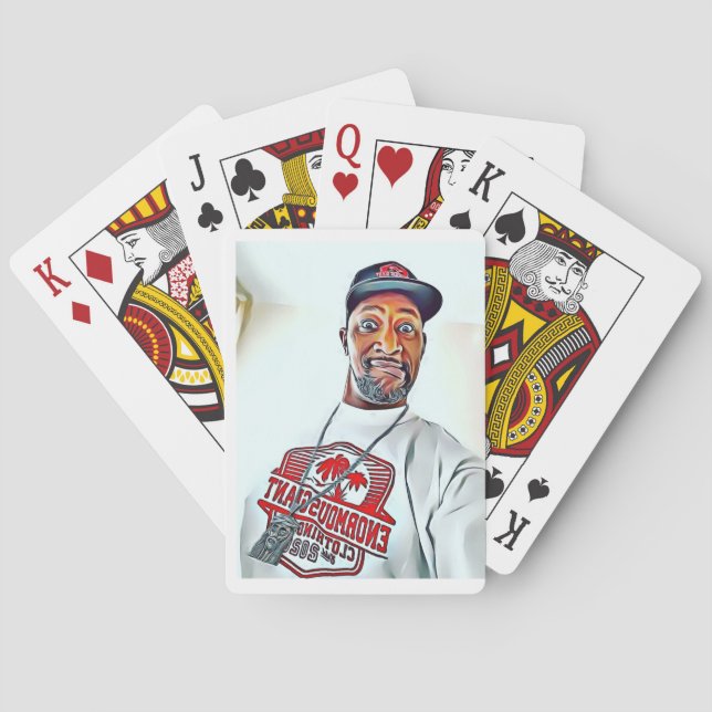 Enorme Riesenkleidung mit. Karten spielen Spielkarten (Rückseite)