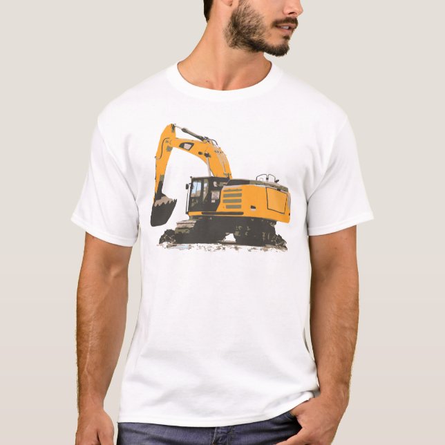 Enormer Schmutz-Bagger T-Shirt (Vorderseite)