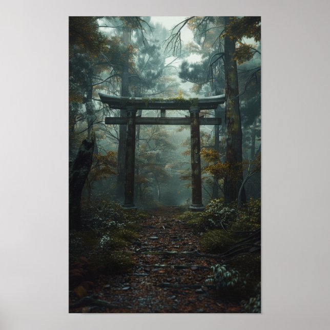 Enormes ancient Torii Gate Stehendes Tallposter Poster (Vorne)