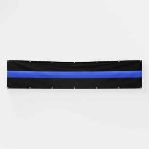 Enormes dünnes Blue Line Banner