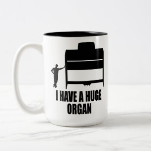 Enormes Organ Zweifarbige Tasse